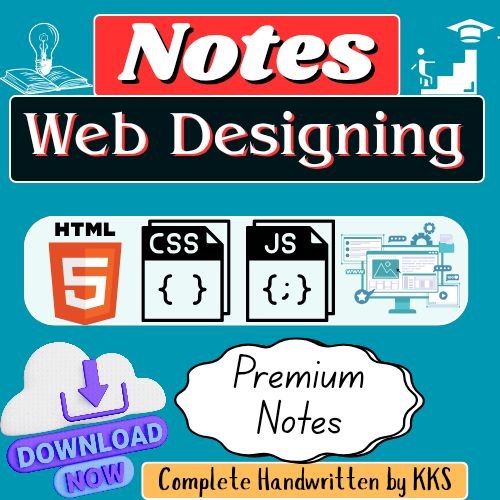 Web Designing Complete Handwritten Notes